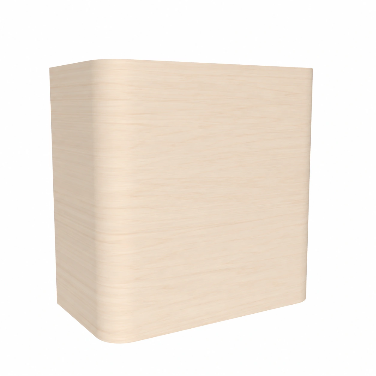 Modern Soft Curve wood hood