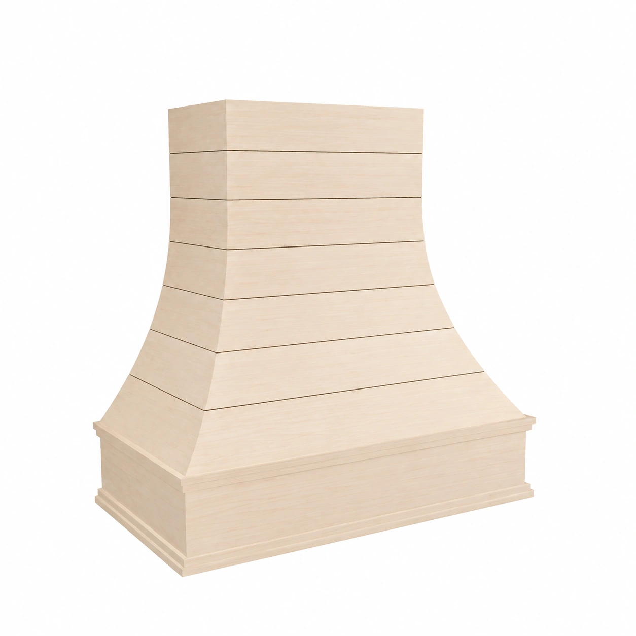 Rustic Lines wood hood shell