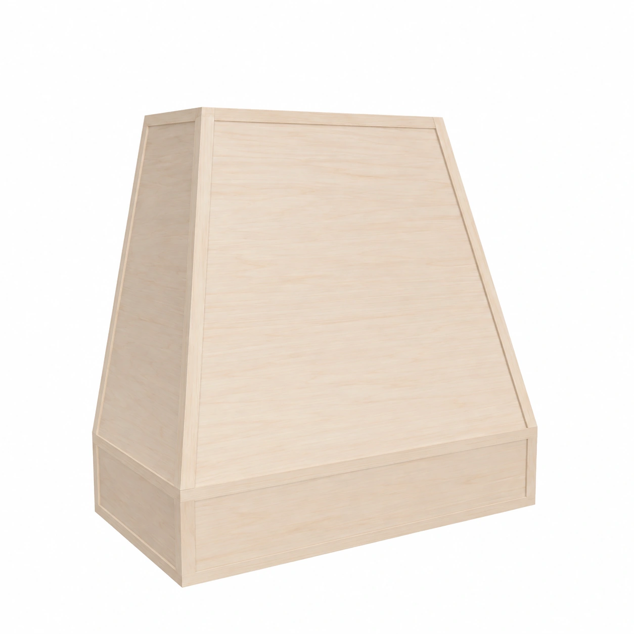 Slim Frame custom wood hood shell