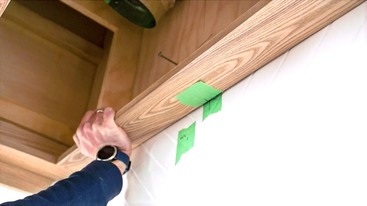 Existing installation guide photo: Position the shell