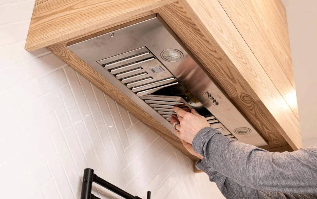Existing installation guide photo: Fit filters & test