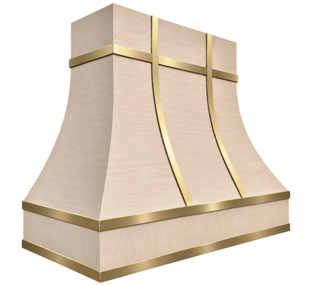 Aurora Solid Gold wood hood shell