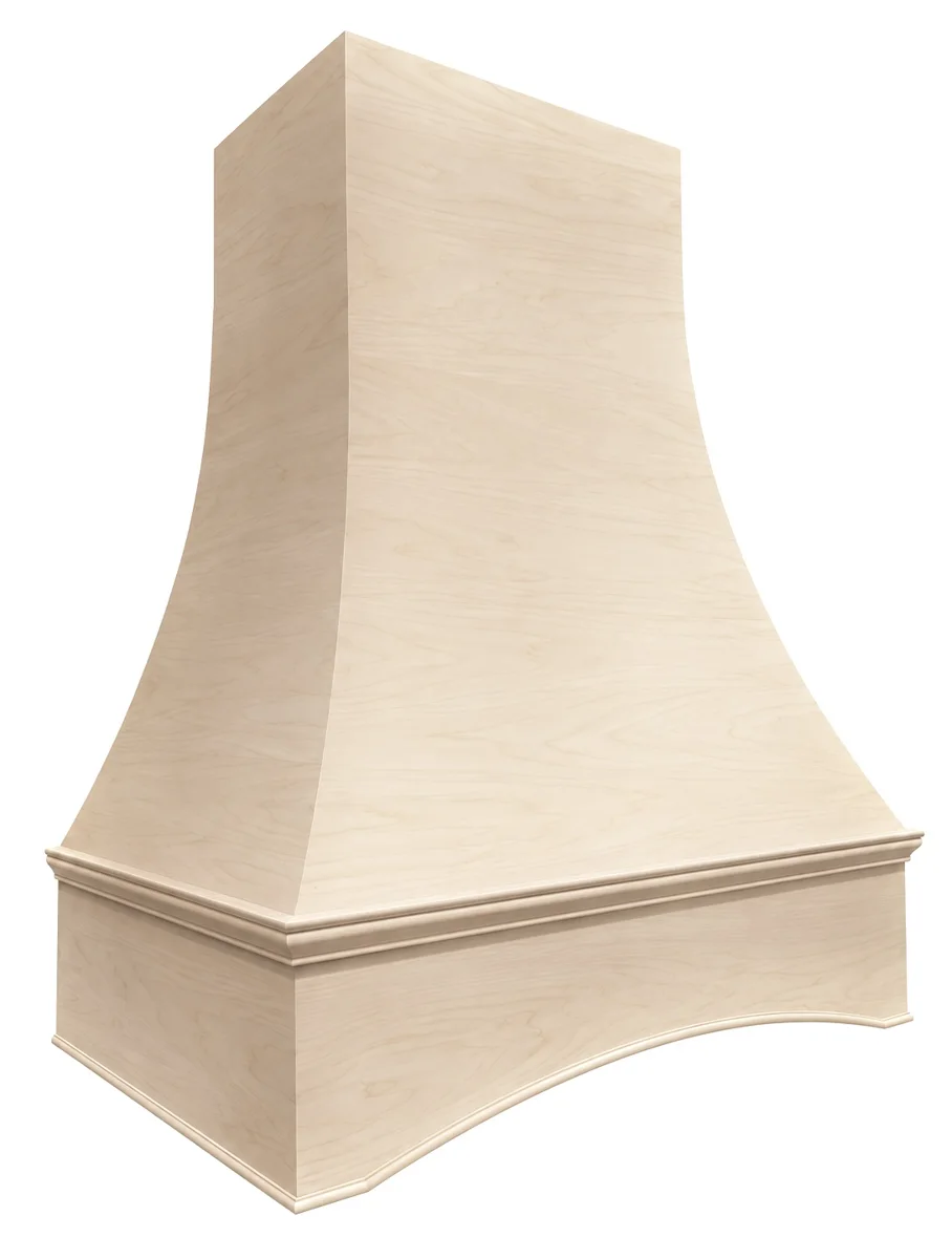 France Curve wood hood