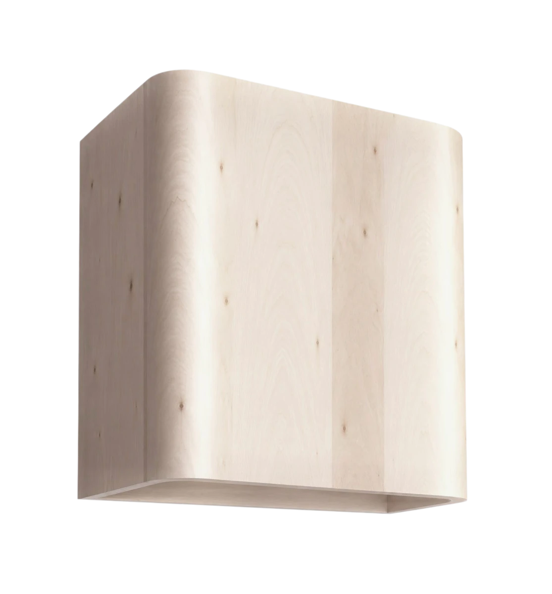 Modern Soft Curve wood hood