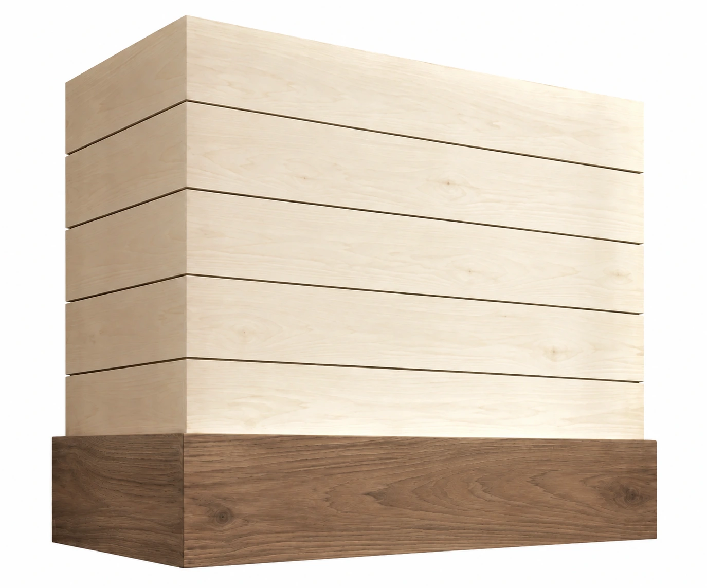 Shiplap & Wood Apron wood hood shell