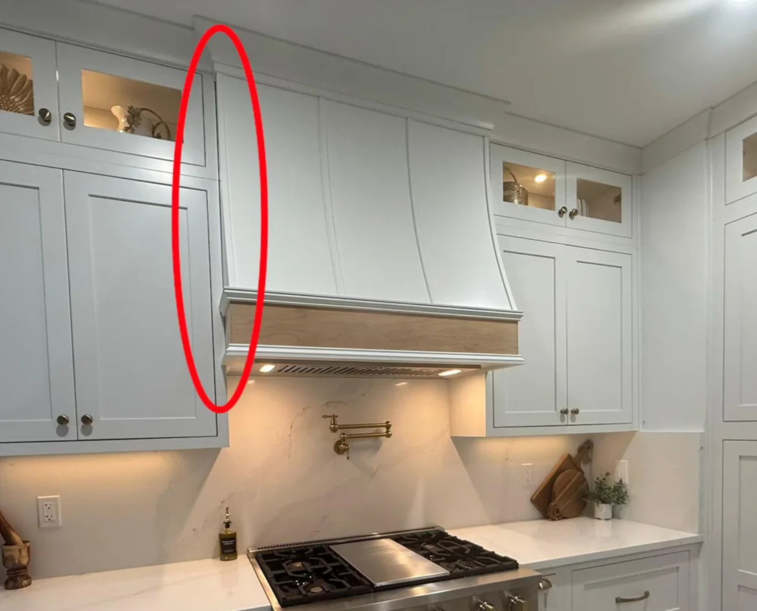 Trim & cabinet clearance